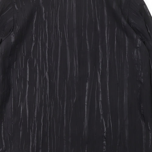 Gerry Weber Womens Black Geometric Jacket Size 12 Button