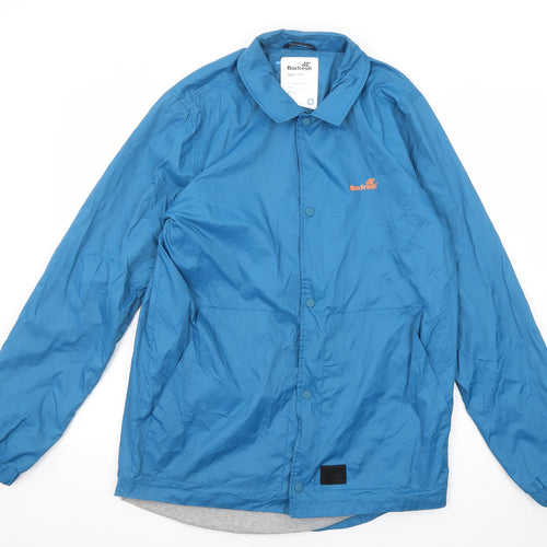 Boxfresh Mens Blue Jacket Size S Snap