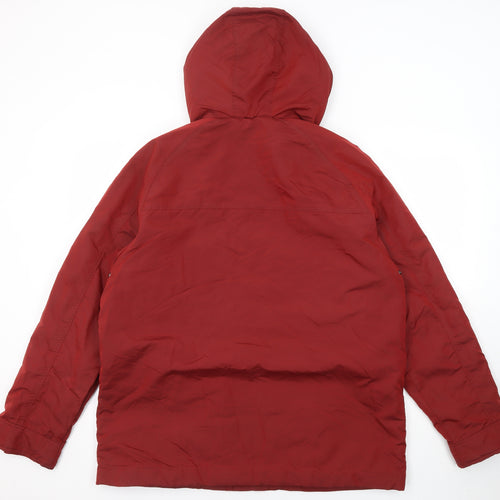 Greenwoods Mens Red Jacket Size M Zip