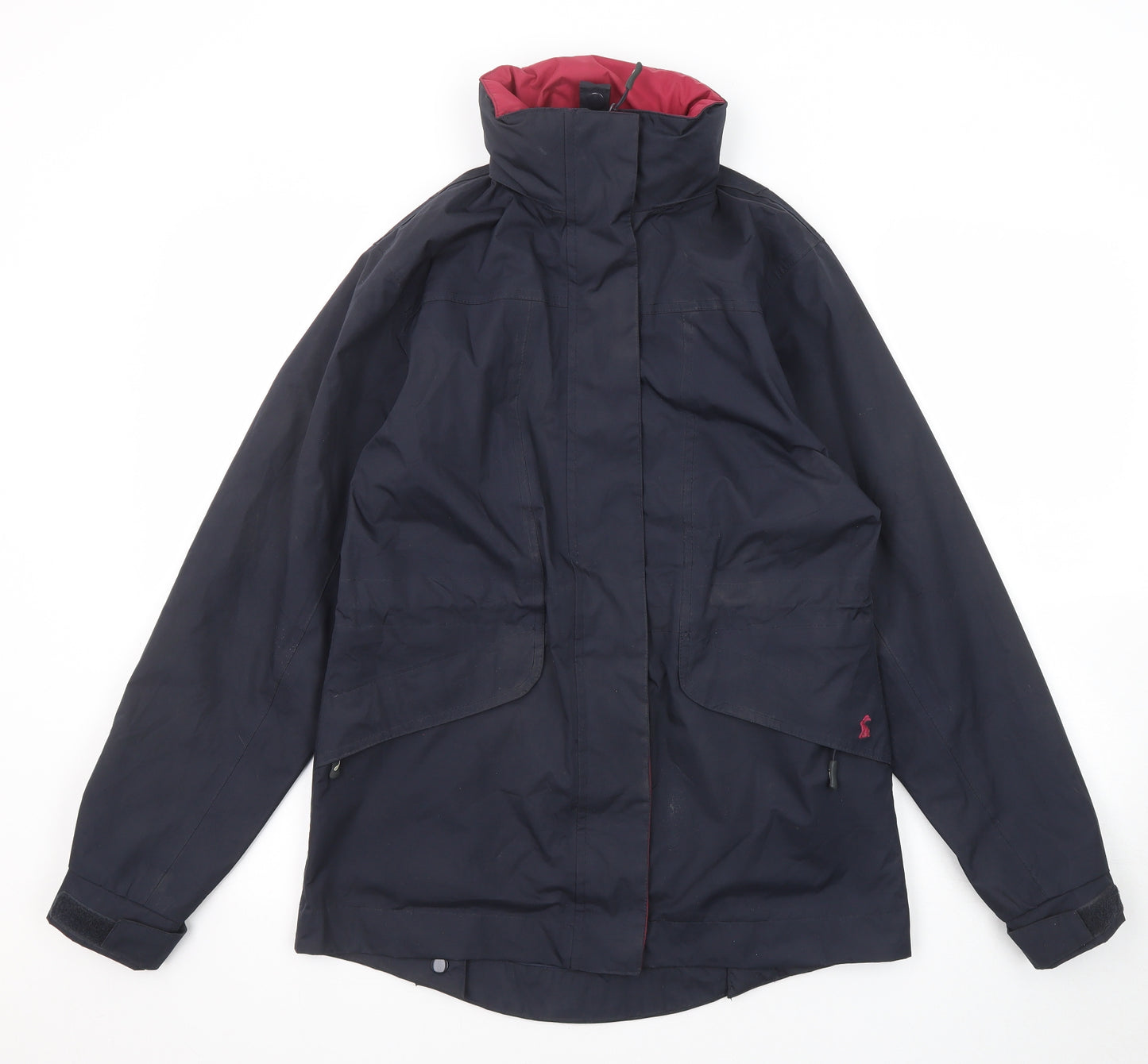 Joules Womens Blue Jacket Size 6 Zip