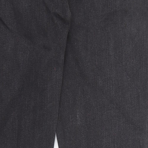 River Island Mens Black Cotton Skinny Jeans Size 30 in L30 in Regular Zip