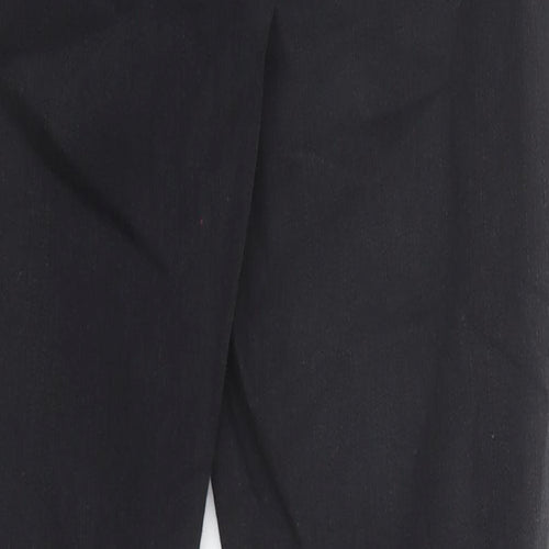 Topshop Womens Black Cotton Skinny Jeans Size 30 in L34 in Regular Zip