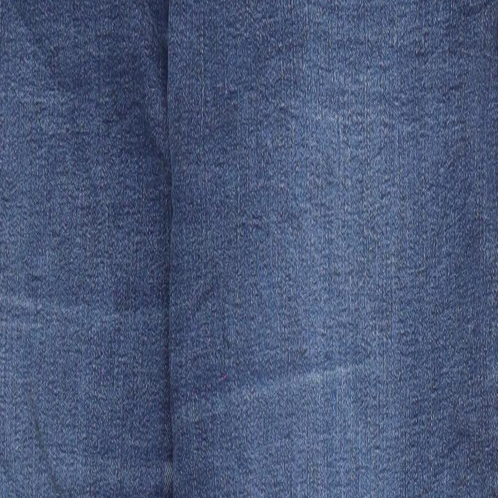 Levi's Womens Blue Cotton Skinny Jeans Size 32 in L30 in Regular Zip