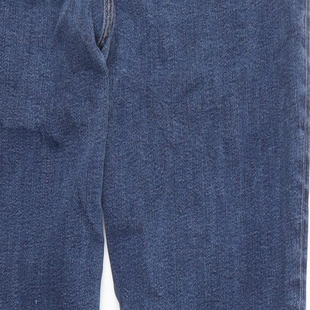 Levi's Womens Blue Cotton Skinny Jeans Size 32 in L30 in Regular Zip