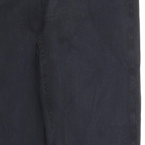 Topshop Womens Black Cotton Skinny Jeans Size 30 in L34 in Regular Zip