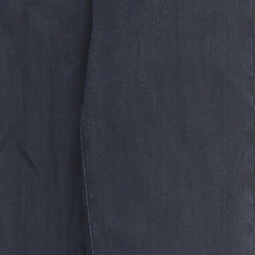 Topshop Womens Blue Cotton Skinny Jeans Size 25 in L30 in Regular Zip
