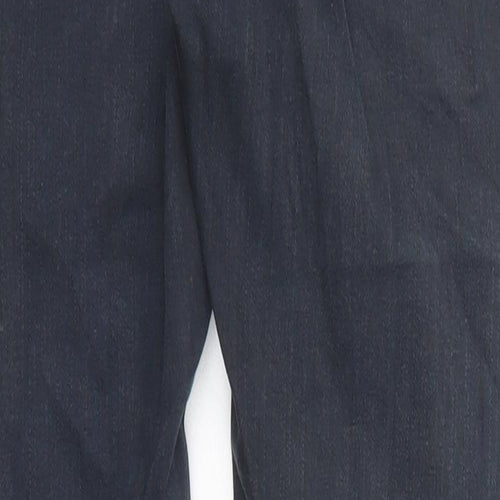 Topshop Womens Blue Cotton Skinny Jeans Size 25 in L30 in Regular Zip