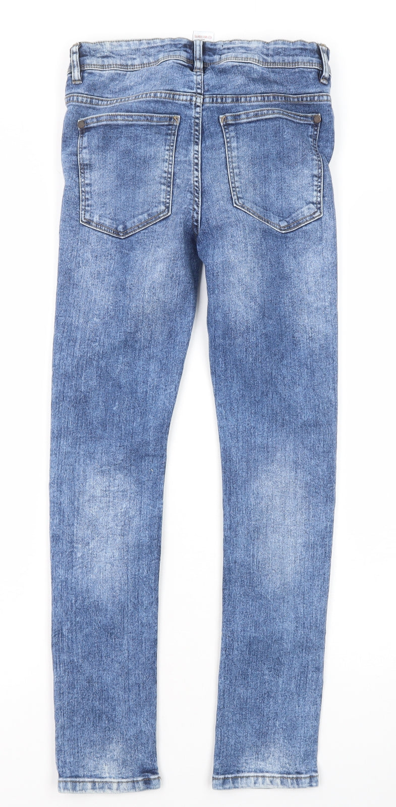 NEXT Boys Blue Coir Skinny Jeans Size 11 Years Regular Zip