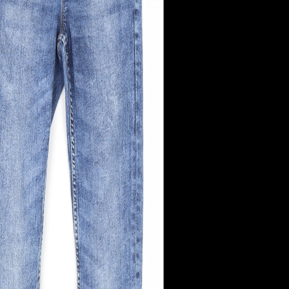 NEXT Boys Blue Coir Skinny Jeans Size 11 Years Regular Zip