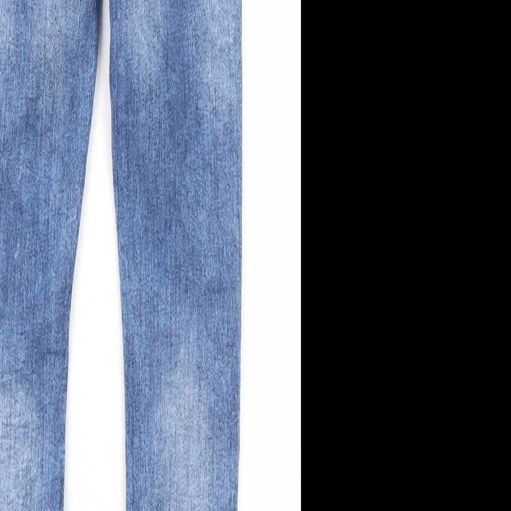 NEXT Boys Blue Coir Skinny Jeans Size 11 Years Regular Zip