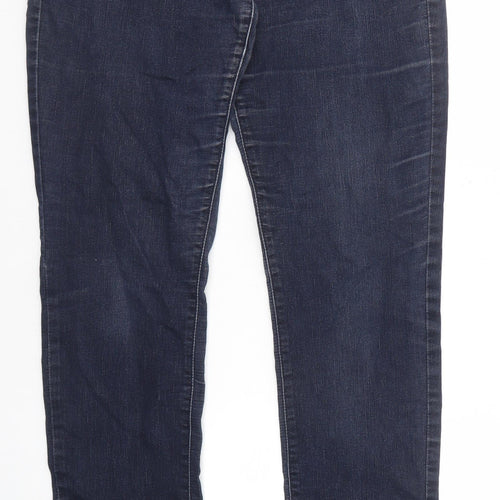 Just USA Womens Blue Cotton Skinny Jeans Size 30 in Regular Zip