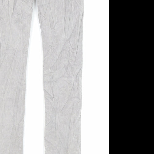 Gap Boys Grey Cotton Chino Trousers Size 9-10 Years Regular Zip