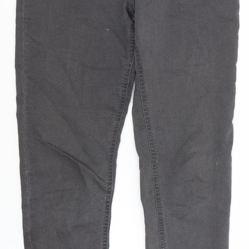Marks and Spencer Womens Grey Cotton Jegging Jeans Size 8 Regular