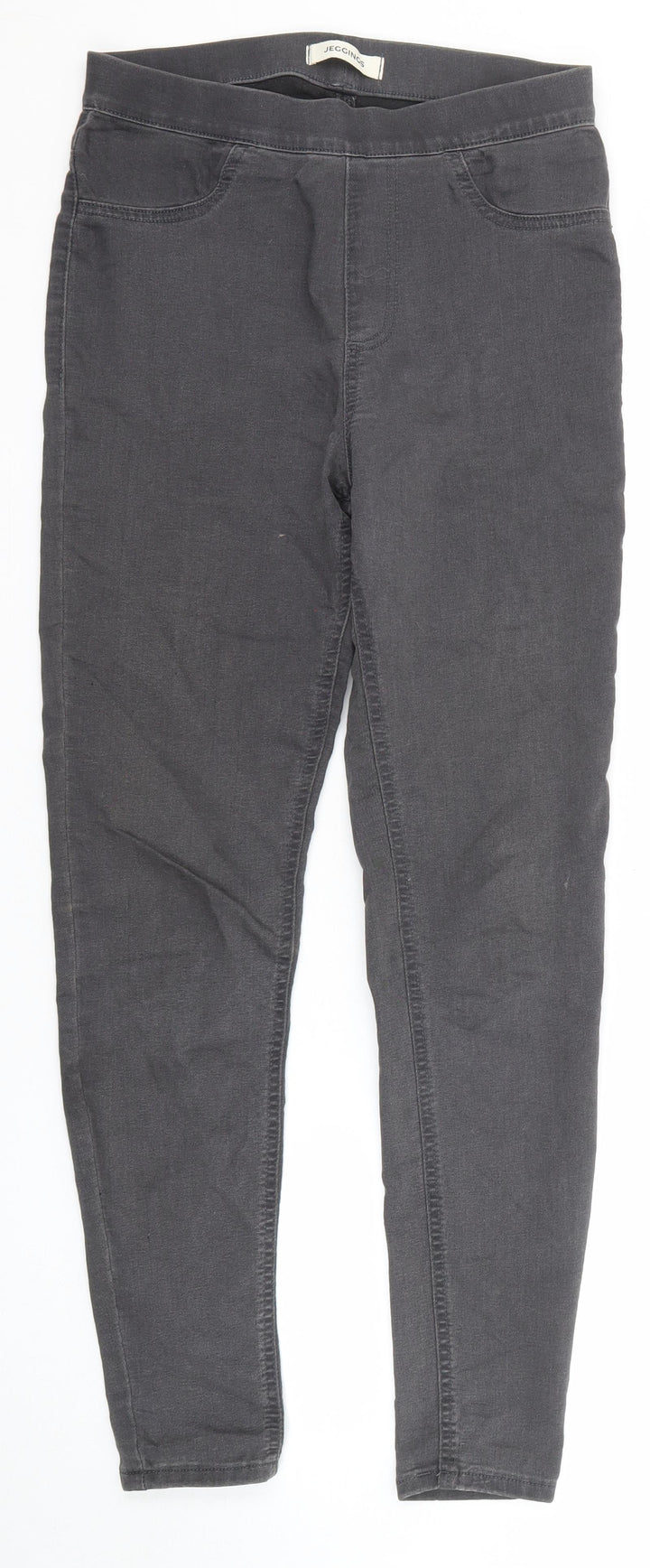 Marks and Spencer Womens Grey Cotton Jegging Jeans Size 8 Regular