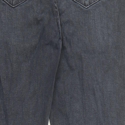 River Island Womens Blue Cotton Skinny Jeans Size 16 Regular Zip