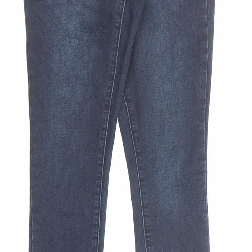 ASOS Womens Blue Cotton Skinny Jeans Size 26 in L36 in Regular Zip