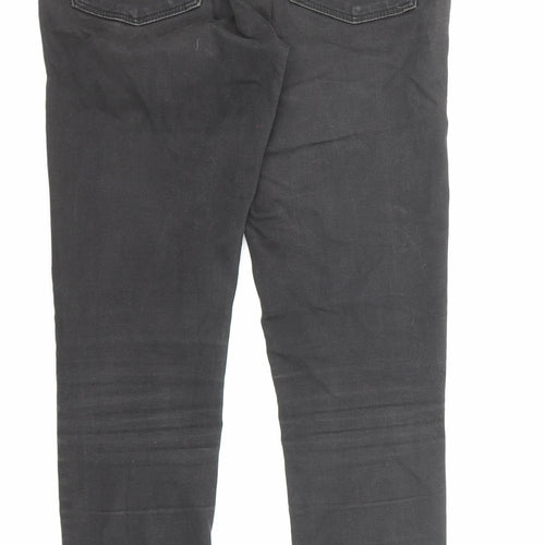 Levi's Womens Black Cotton Skinny Jeans Size 27 in Regular Zip