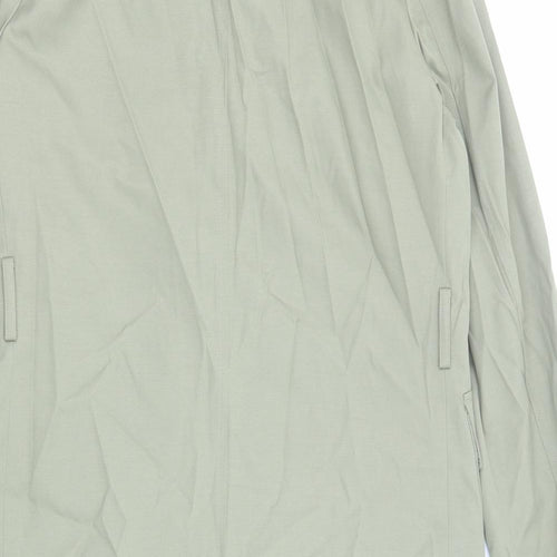 Marks and Spencer Womens Green Trench Coat Coat Size 10 Button