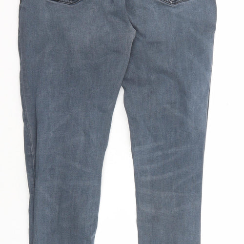 Superdry Mens Blue Cotton Skinny Jeans Size 31 in Regular Zip