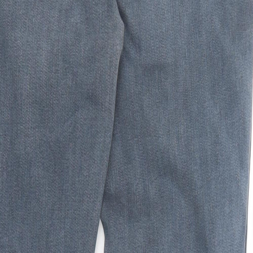 Superdry Mens Blue Cotton Skinny Jeans Size 31 in Regular Zip