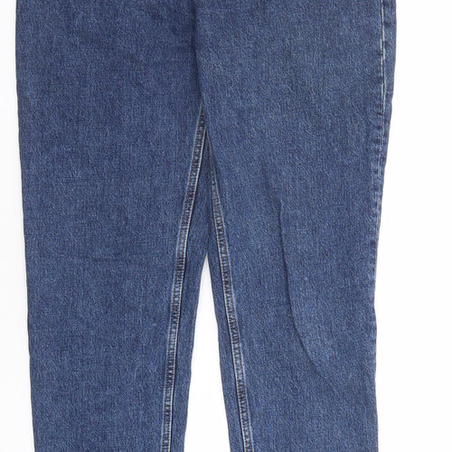 Loom Mens Blue Cotton Skinny Jeans Size 32 in L34 in Regular Zip