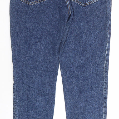 Loom Mens Blue Cotton Skinny Jeans Size 32 in L34 in Regular Zip