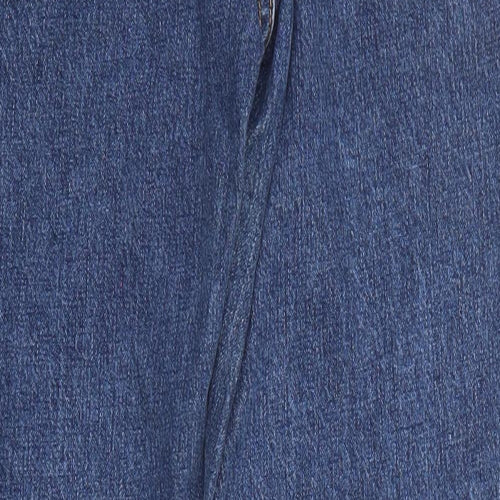 Loom Mens Blue Cotton Skinny Jeans Size 32 in L34 in Regular Zip
