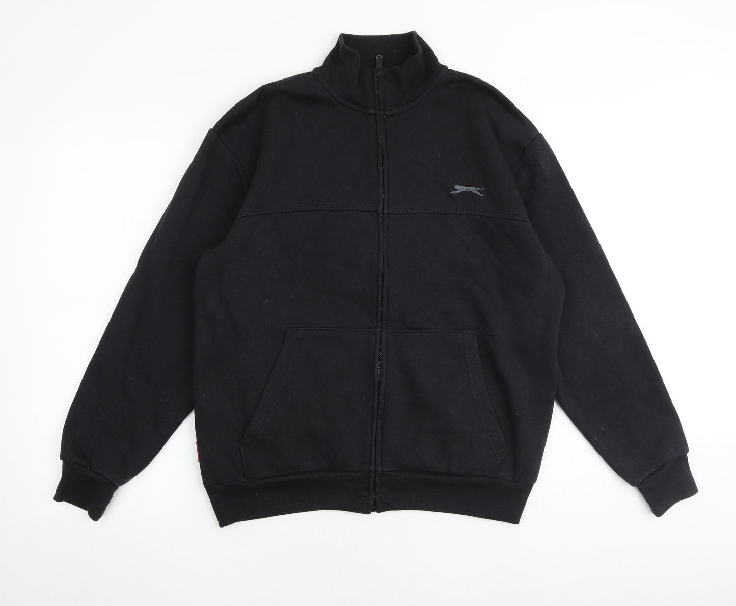 Slazenger Mens Black Cotton Full Zip Sweatshirt Size M
