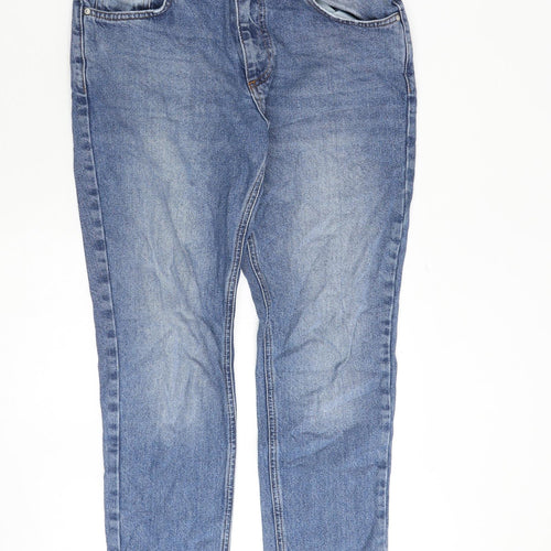 ASOS Mens Blue Cotton Skinny Jeans Size 30 in L30 in Regular Zip