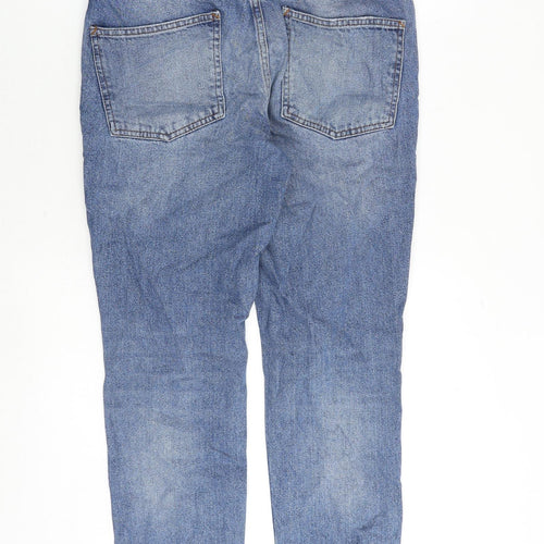 ASOS Mens Blue Cotton Skinny Jeans Size 30 in L30 in Regular Zip