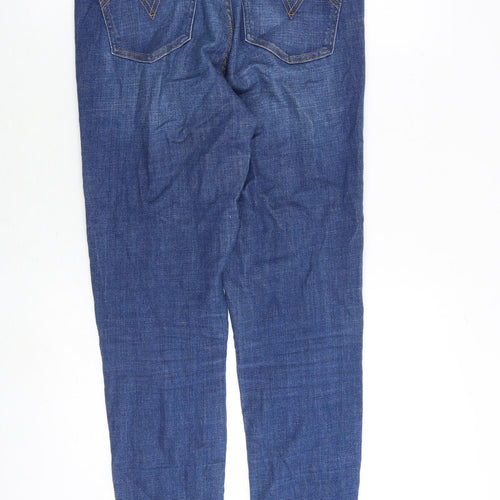 Levi's Womens Blue Cotton Skinny Jeans Size 30 in Slim Zip