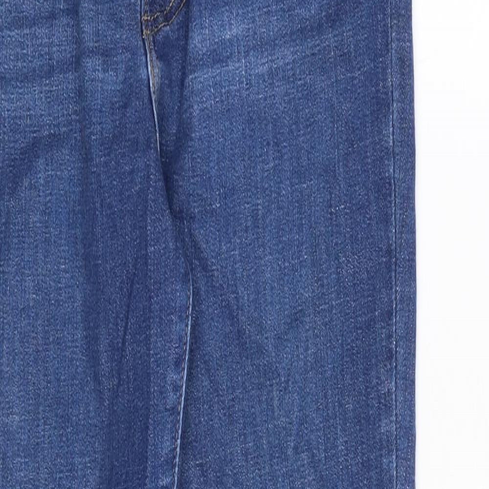 Levi's Womens Blue Cotton Skinny Jeans Size 30 in Slim Zip