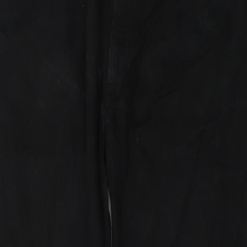 Blue Harbour Mens Black Cotton Tapered Jeans Size 42 in L33 in Regular Button