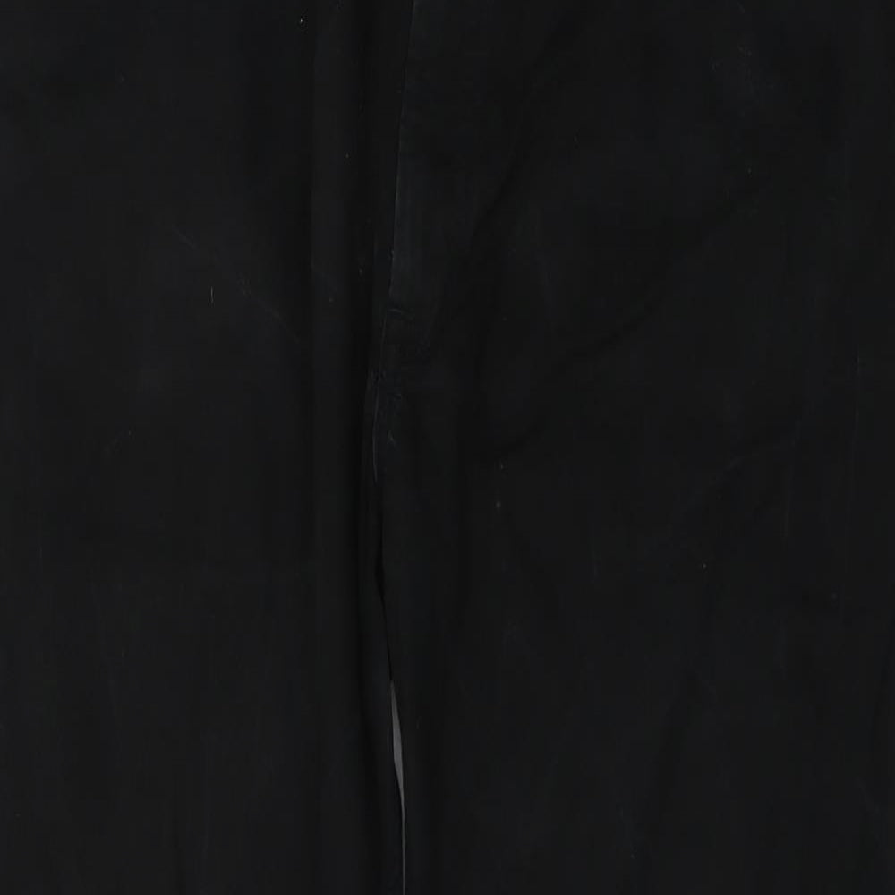 Blue Harbour Mens Black Cotton Tapered Jeans Size 42 in L33 in Regular Button
