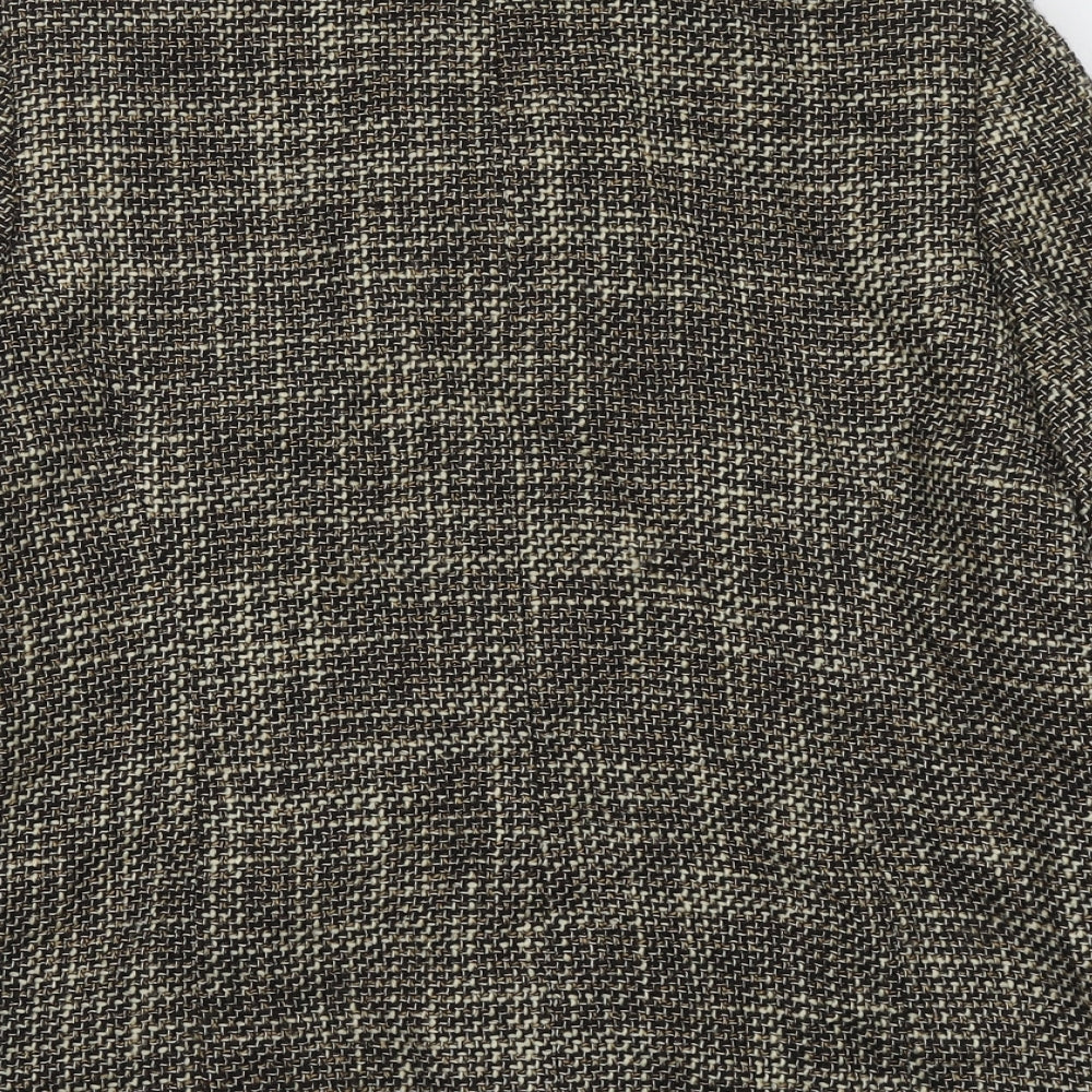 Eastex Womens Brown Jacket Blazer Size 14 Button