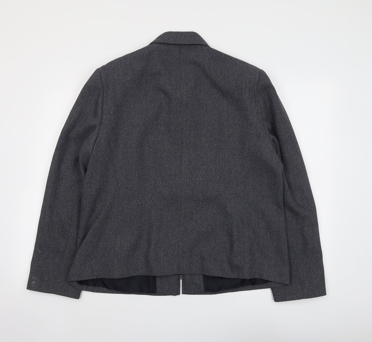 St Bernard Womens Blue Jacket Size 18 Zip