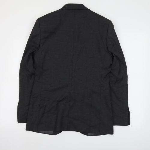 Marks and Spencer Mens Grey Polyester Jacket Suit Jacket Size 36 Regular