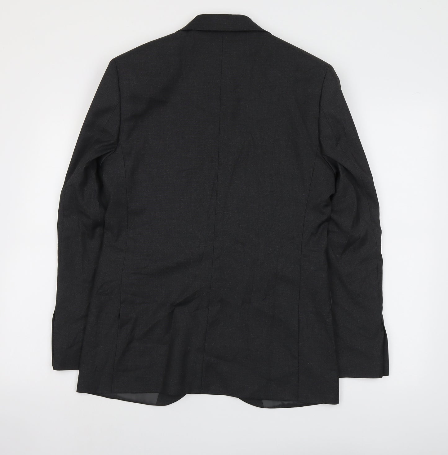 Marks and Spencer Mens Grey Polyester Jacket Suit Jacket Size 36 Regular