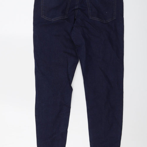 Marks and Spencer Womens Blue Cotton Jegging Jeans Size 10 L26 in Regular