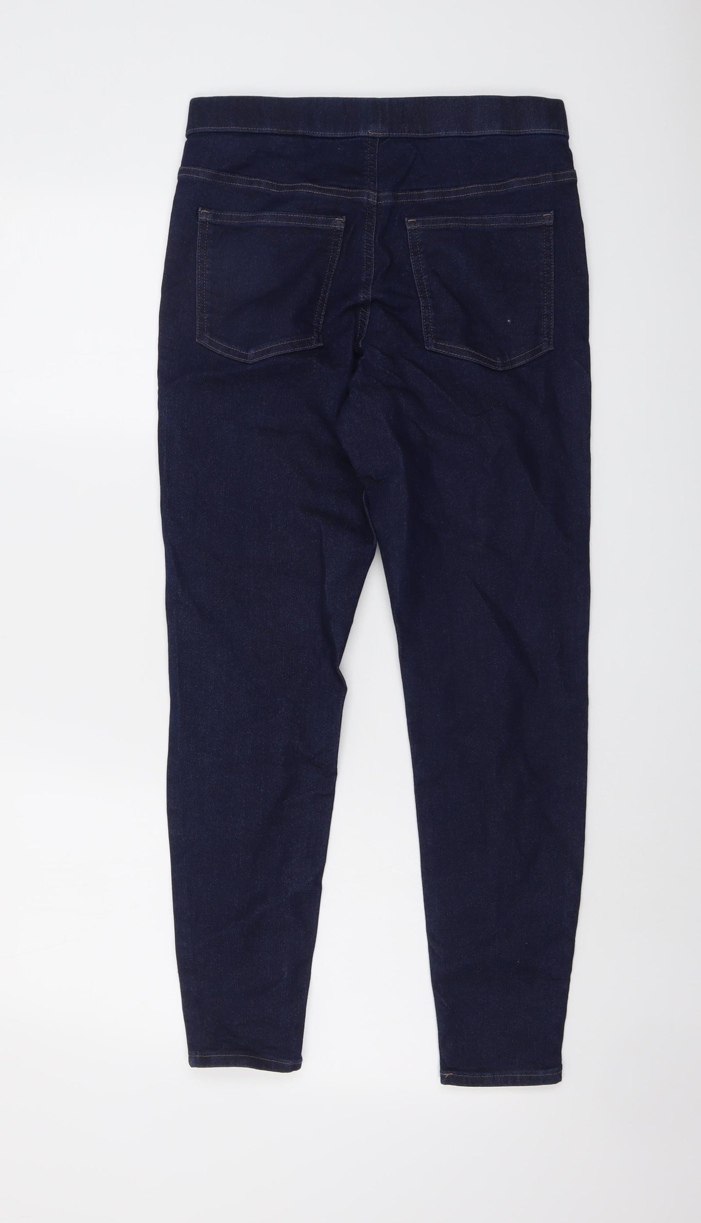 Marks and Spencer Womens Blue Cotton Jegging Jeans Size 10 L26 in Regular