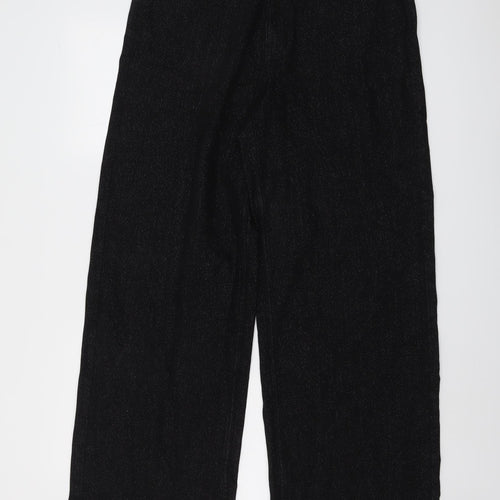 Per Una Womens Black Cotton Straight Jeans Size 14 L29 in Regular Button