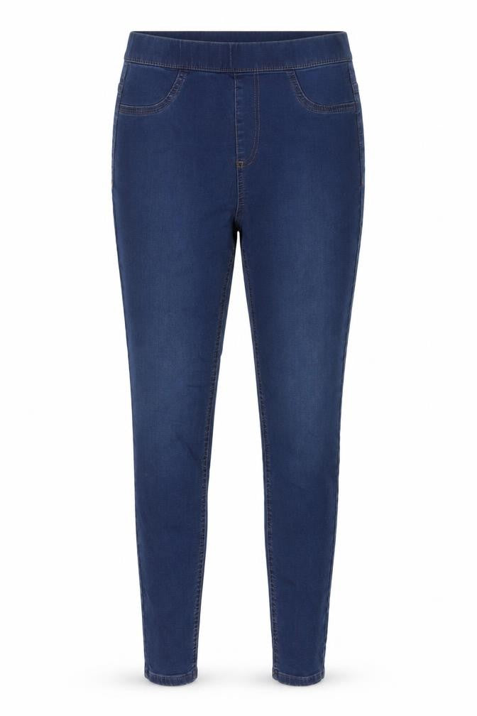 Marks and Spencer Womens Blue Cotton Jegging Jeans Size 8 L26 in Regular