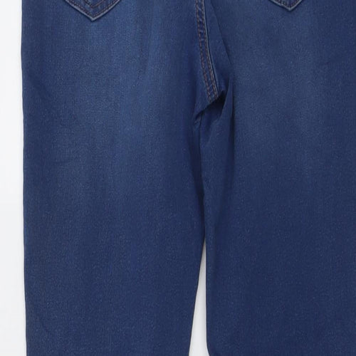 Marks and Spencer Womens Blue Cotton Jegging Jeans Size 8 L26 in Regular