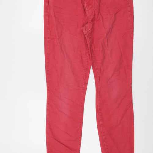 Gap Womens Pink Cotton Skinny Jeans Size 30 in L29.5 in Regular Button