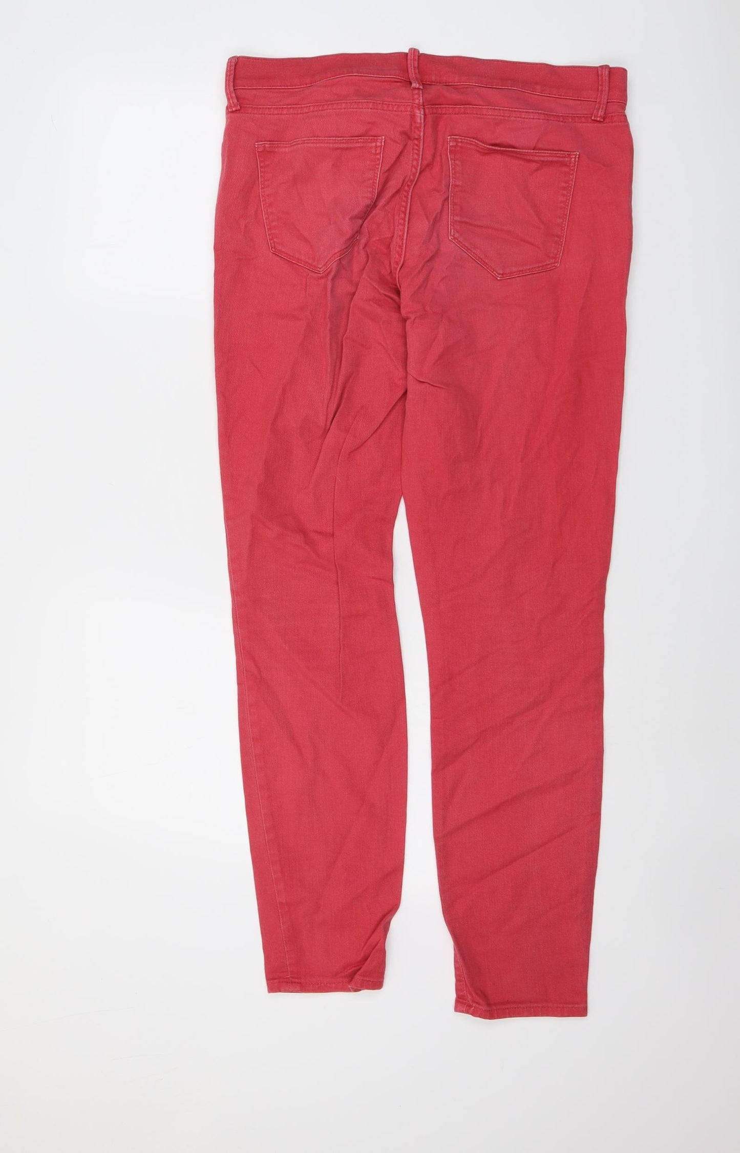 Gap Womens Pink Cotton Skinny Jeans Size 30 in L29.5 in Regular Button