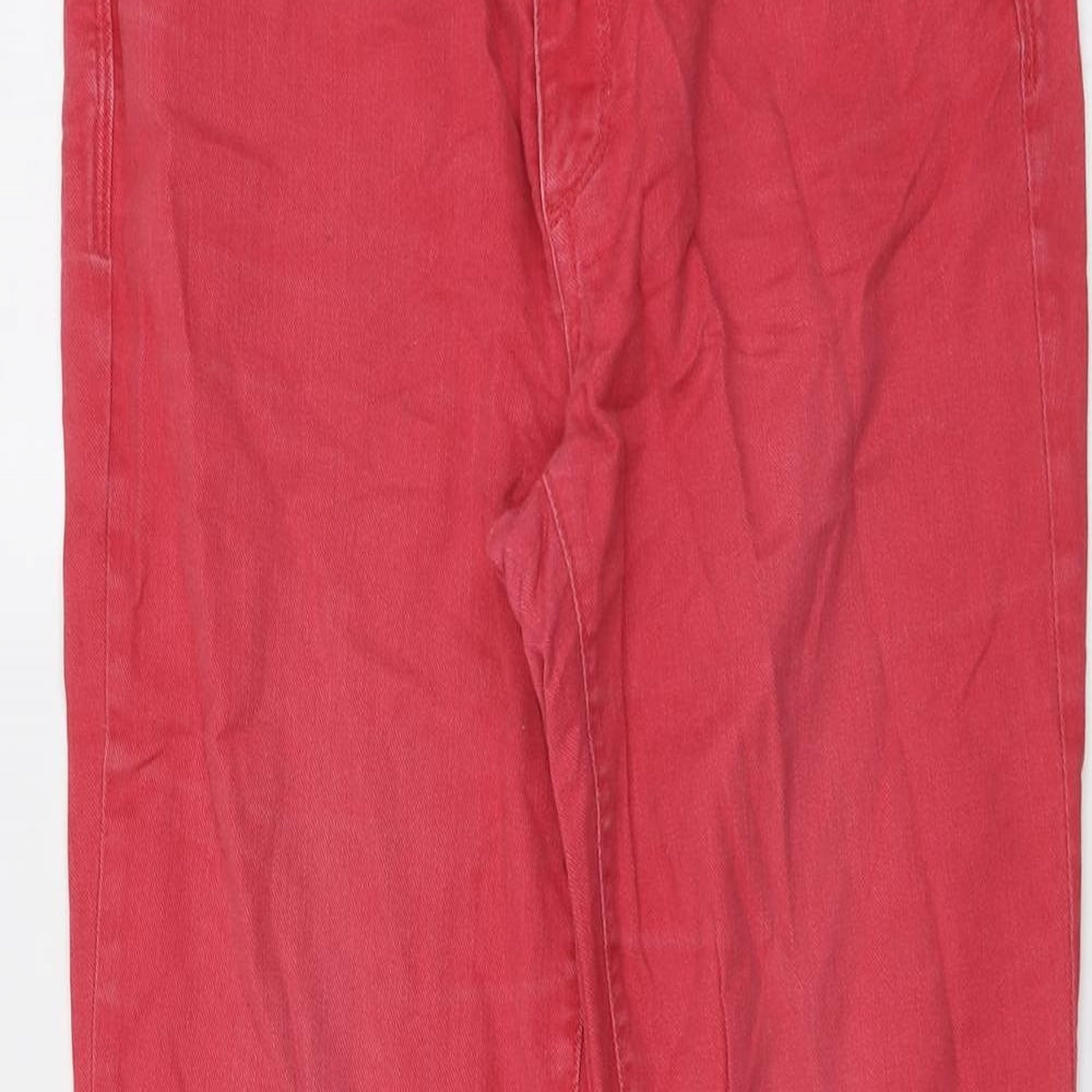 Gap Womens Pink Cotton Skinny Jeans Size 30 in L29.5 in Regular Button
