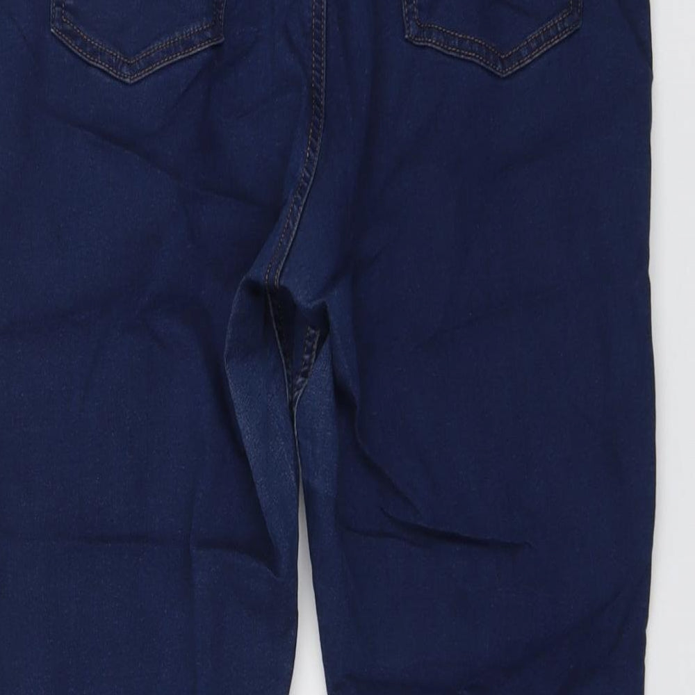 Marks and Spencer Womens Blue Cotton Jegging Jeans Size 16 L26 in Regular
