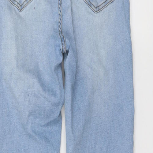 New Look Womens Blue Cotton Jegging Jeans Size 12 L28 in Regular