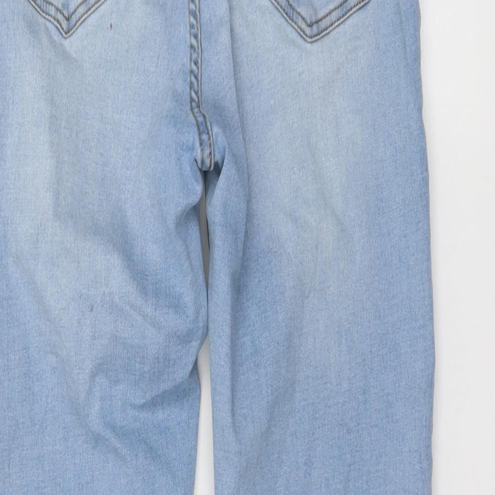 New Look Womens Blue Cotton Jegging Jeans Size 12 L28 in Regular