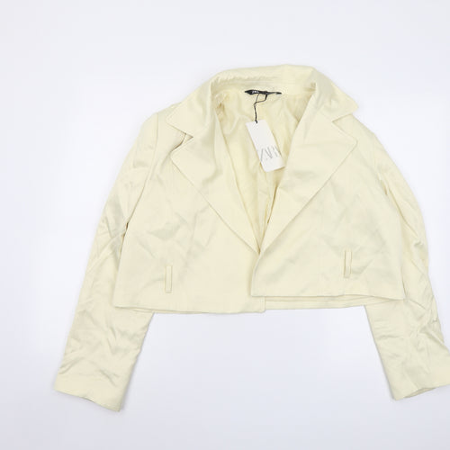 Zara Womens Yellow Jacket Size S